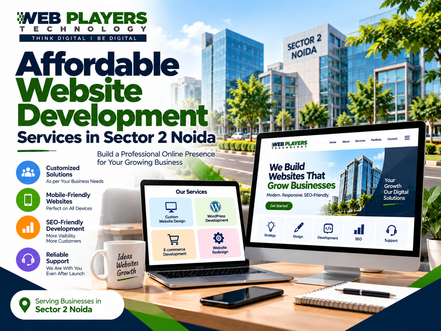 Affordable Website Development Services in Sector 2 Noida for Small Businesses